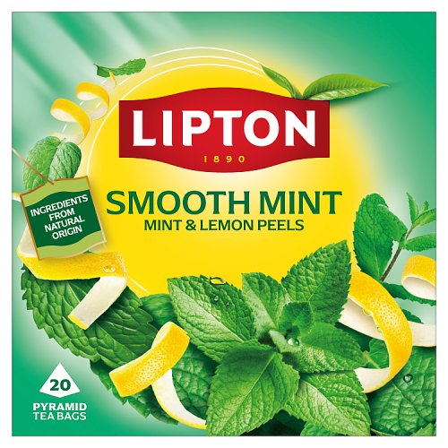 Lipton Infusion Teabags Mint 20's pack shot