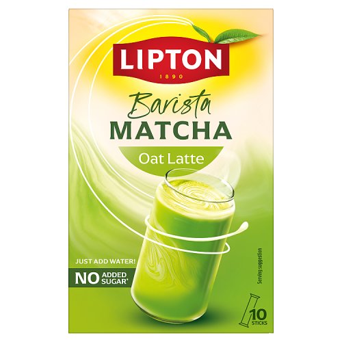 Lipton Barista (10x11.2g) Matcha Oat Latte Sticks 10's pack shot