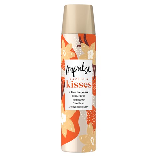 Impulse Body Spray Vanilla Kisses 75ml pack shot
