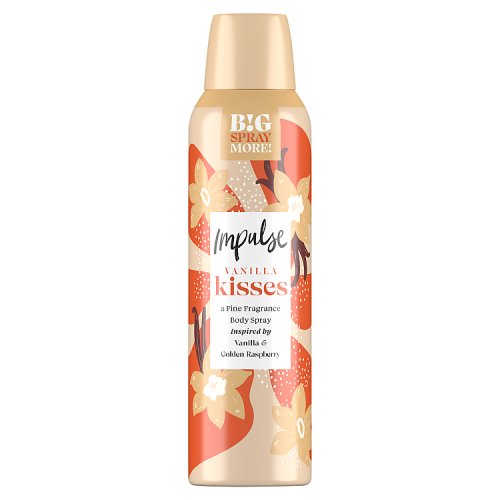 Impulse Body Spray Vanilla Kisses 150ml pack shot