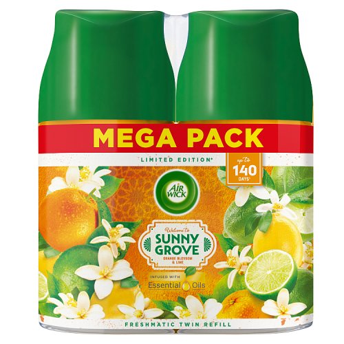 Airwick Freshmatic Refill Sunny Grove 2pk (2 x 250ml) pack shot