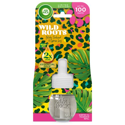 Airwick Electric Refill Wild Roots 19ml pack shot