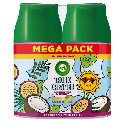 Airwick Freshmatic Refill Tropic Dreamer 2pk (2 x 250ml) pack shot