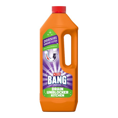 Cillit Bang Drain Unblocker Kitchen 1L pack shot