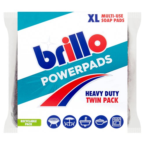 Brillo Power Pad Soap Pads 2s pack shot