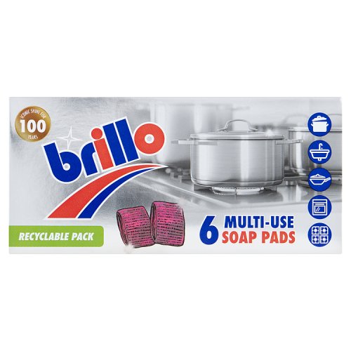 Brillo Pads 6s pack shot