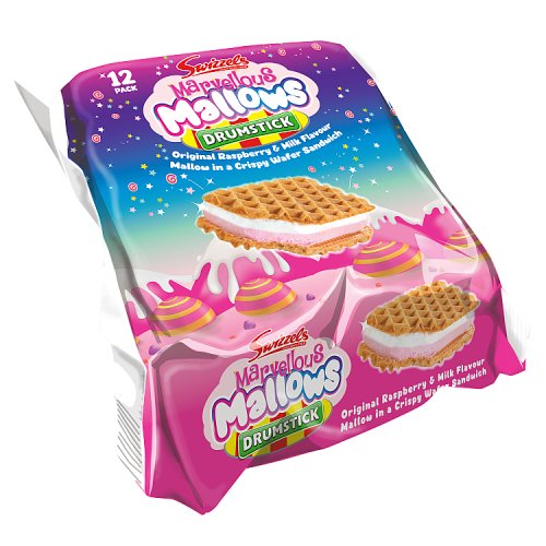 Swizzels Marvellous Mallows Wafer Lites 12pk pack shot
