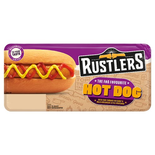 RUSTLERS HOT DOG pack shot