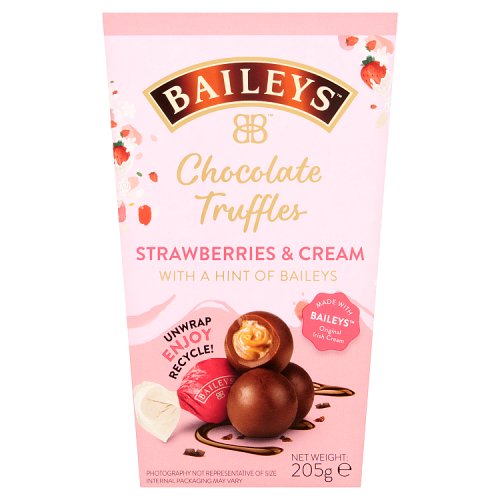 Baileys Strawberry & Cream Truffles 205g pack shot