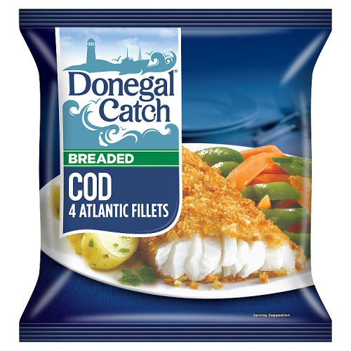 DONEGAL CATCH BREADED COD FILLETS pack shot