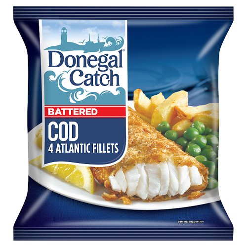 DONEGAL CATCH BATTERED COD FILLETS pack shot