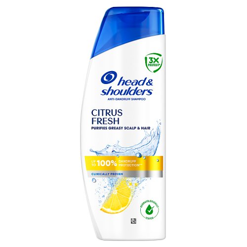 Head & Shoulders Shampoo 250ml Citrus Fresh pack shot