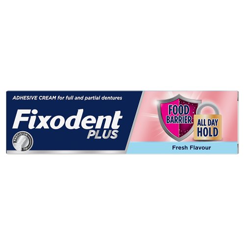 Fixodent Plus Dual Protection Denture Adhesive 40g pack shot