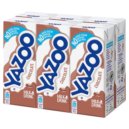 Yazoo Chocolate NAS 6pk (6 x 200ml) pack shot