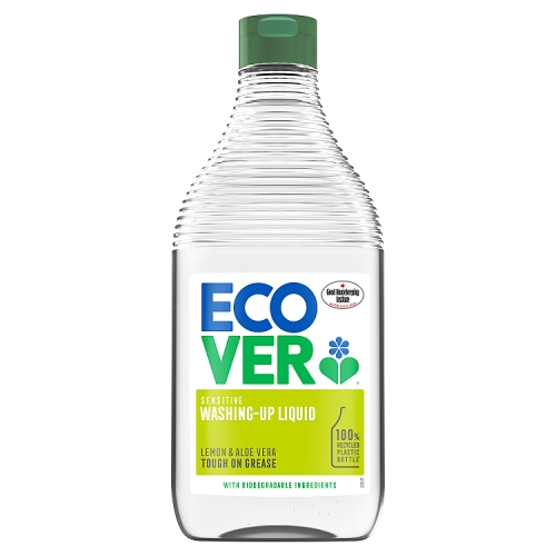 Ecover Washing Up Liquid Lemon & Aloe Vera 450ml pack shot
