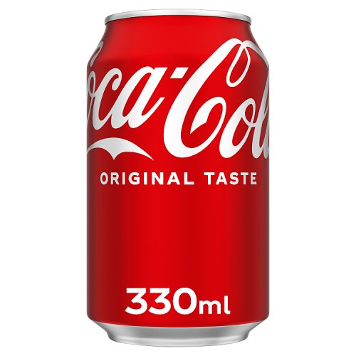 Coke Regular 330ml pack shot
