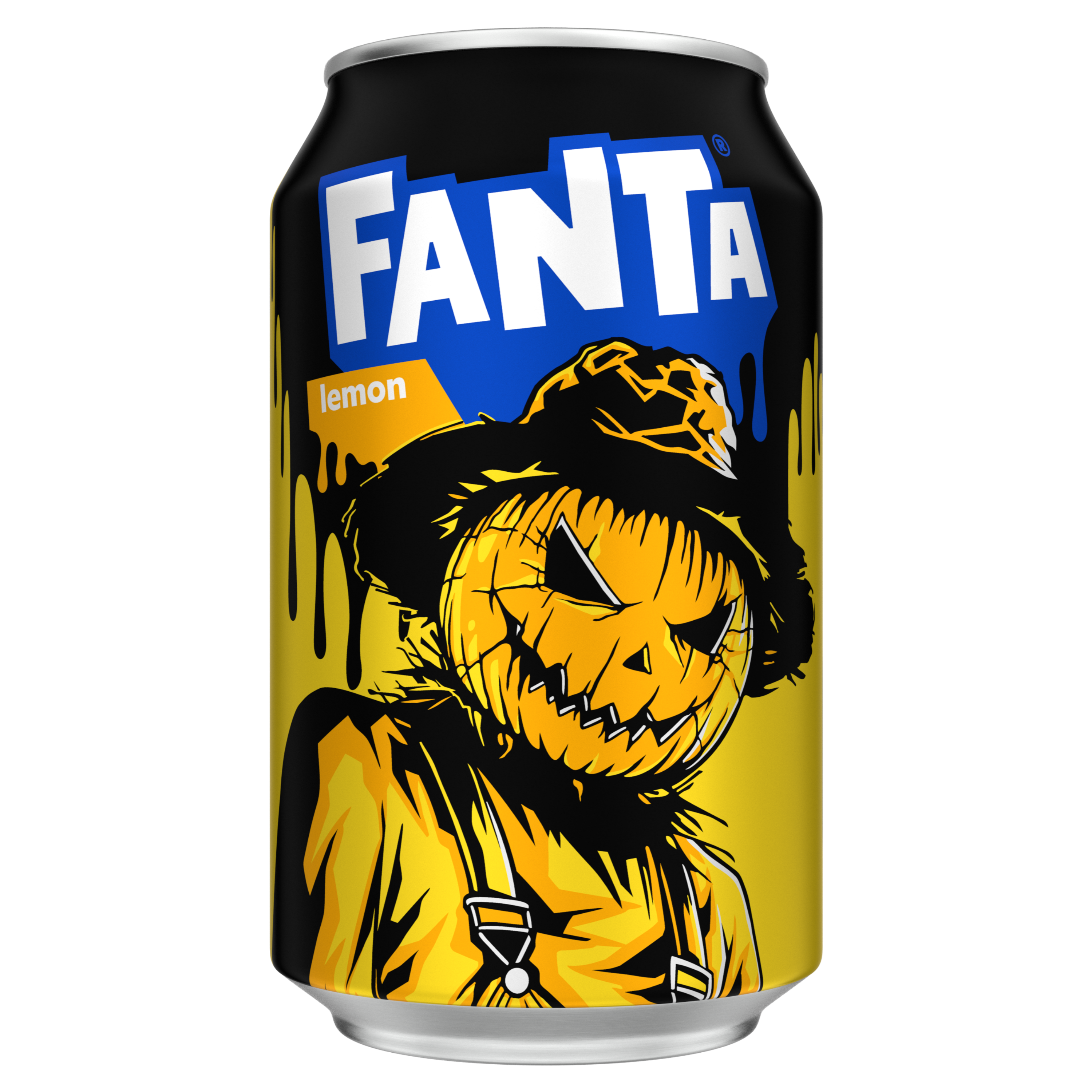 Fanta Lemon 330ml pack shot