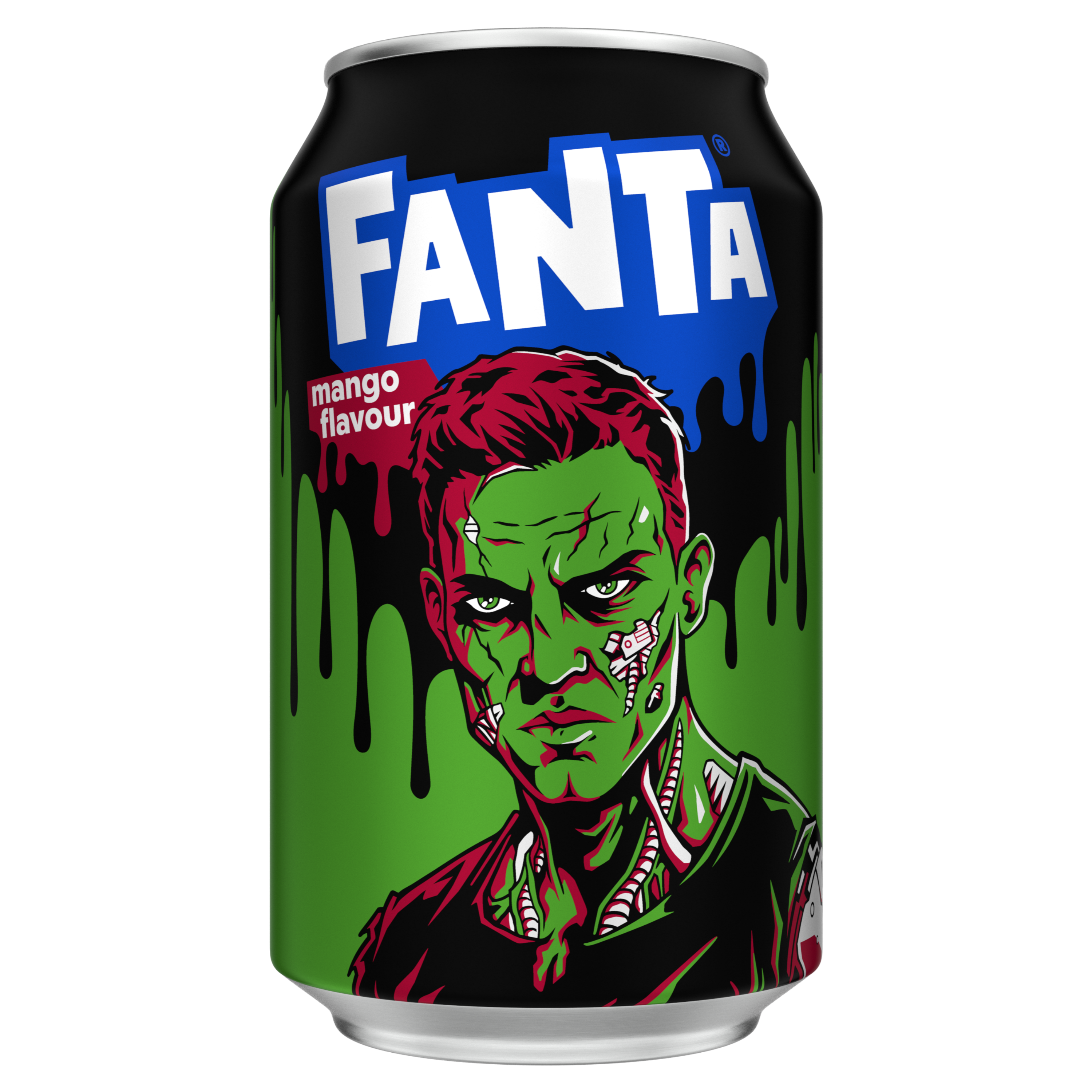 Fanta Mango Can 330ml pack shot