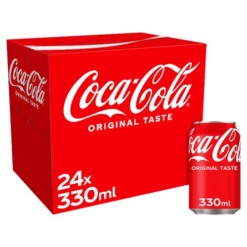 Coke Regular 24pk (24 x 330ml) pack shot