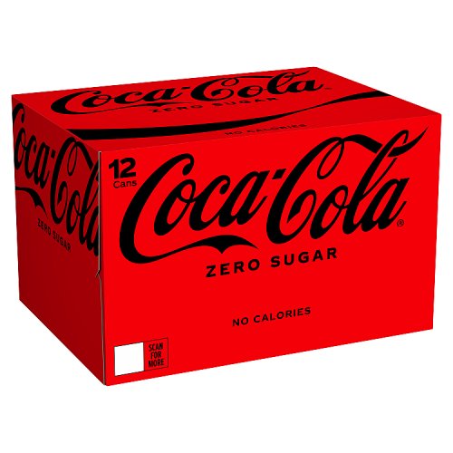 Coke Zero 12pk (12 x 330ml) pack shot