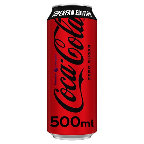 Coca Cola Zero 500ml pack shot