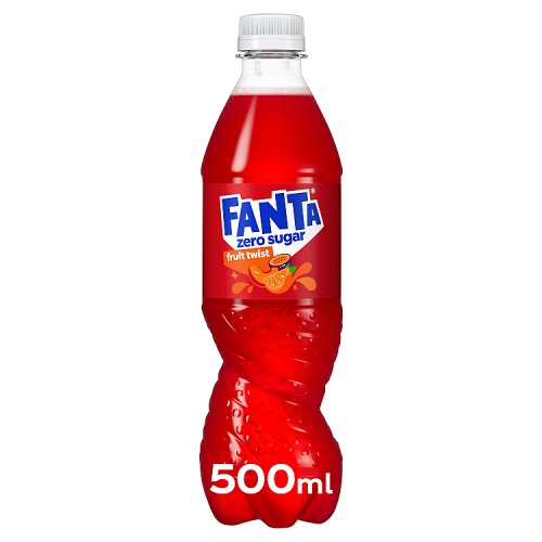 Fanta Zero Fruit Twist 500ml pack shot