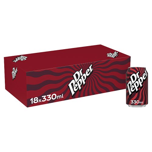 Dr Pepper Regular 18pk (18 x 330ml) pack shot
