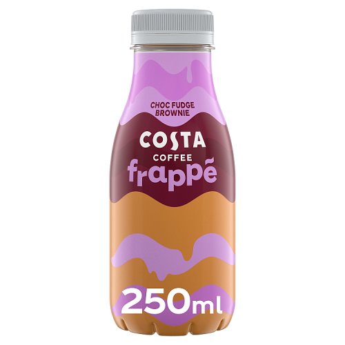 Costa Coffee Frappe Choc Fudge Brownie 250ml pack shot
