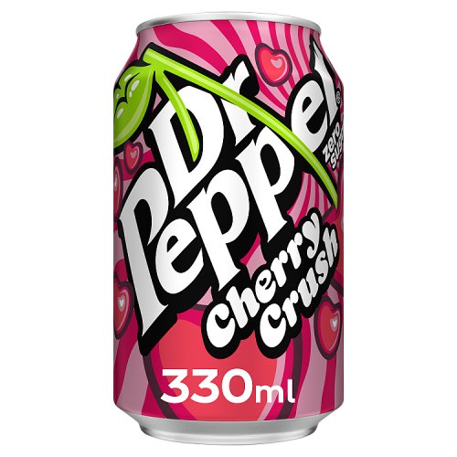 Dr Pepper Zero Cherry 330ml pack shot