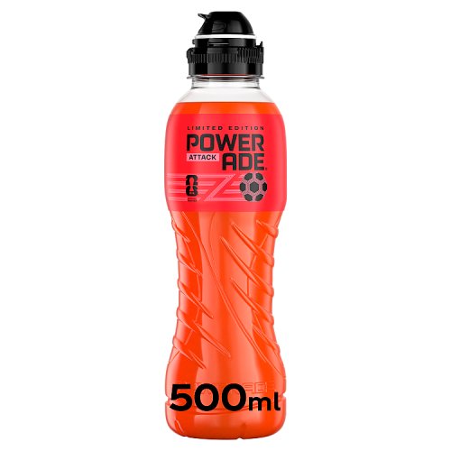 Powerade Attack 500ml pack shot
