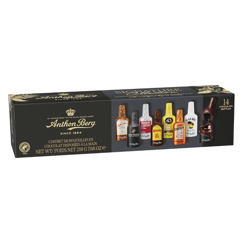 Anthon Berg Chocolate Liqueurs 14s 218g pack shot