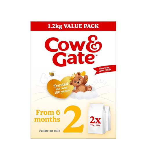 Cow & Gate Follow On Milk Powder Big Pack (2x600gm) pack shot
