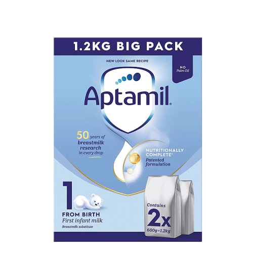 Aptamil Infant Milk Powder Big Pack (2x600gm) pack shot