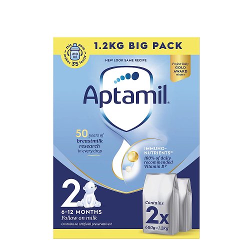 Aptamil Follow on Milk Powder Big Pack (2x600gm) pack shot