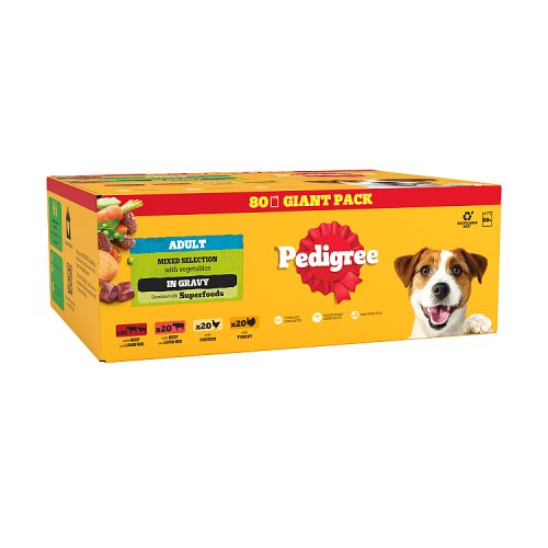 Pedigree Multip Pb Adult Sauce 100g pack shot