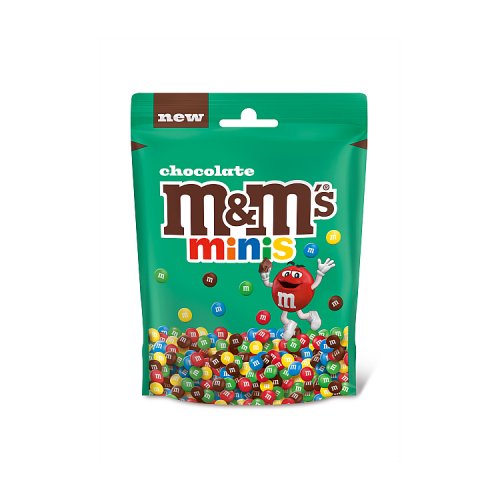M&Ms Minis Chocolate Pouch 115g pack shot