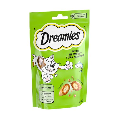 Dreamies Cat Treats With Tuna 60g pack shot