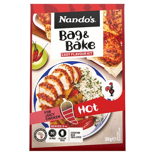 Nandos Bag N Bake Hot 20g pack shot