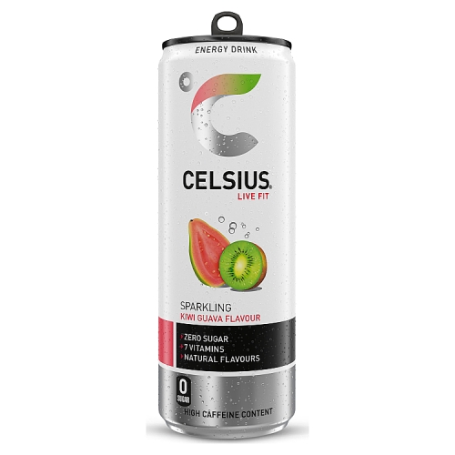 Celsius Kiwi Guava 335ml pack shot