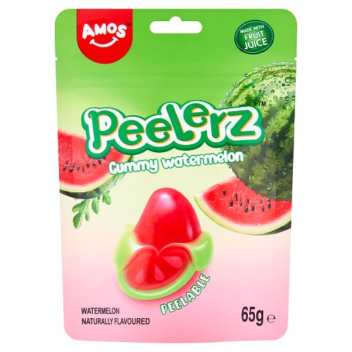 Amos Peelerz Gummy Watermelon 65g pack shot