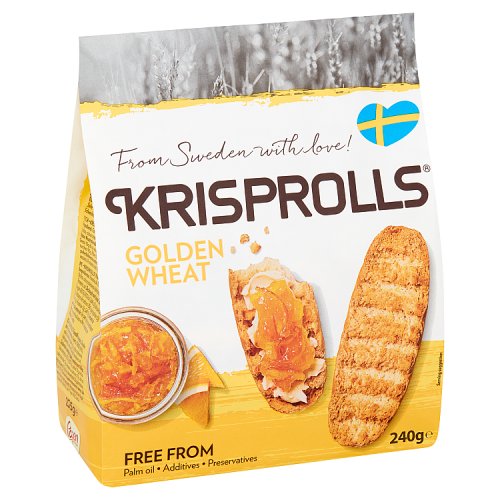 Krisprolls Golden 240g pack shot