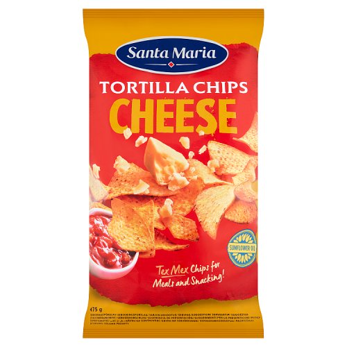 Santa Maria Tortilla Chips Cheese 475g pack shot