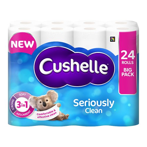 Cushelle Original Roll 24s (24 x 180 Sheets) pack shot