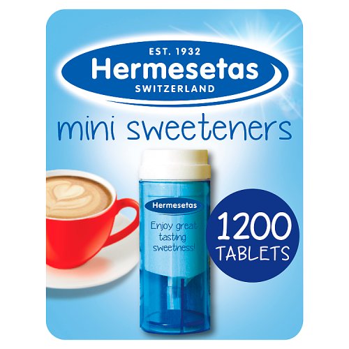 Hermesetas Mini Sweeteners 1200s pack shot