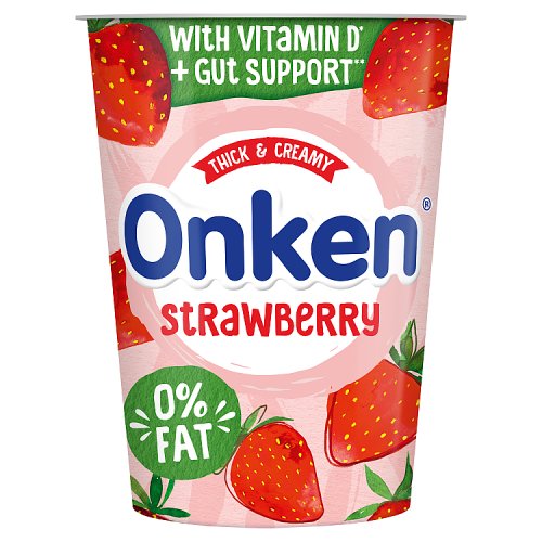 ONKEN BIOPOT FAT FREE STRAWBERRY YOGURT pack shot