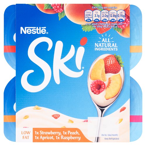 NESTLE SKI VARIETY 4PK pack shot