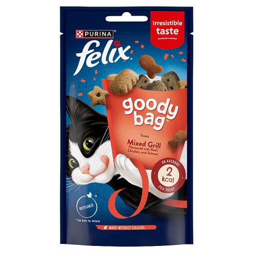 Felix Goody Bag Cat Treats Mixed Grill 60g pack shot