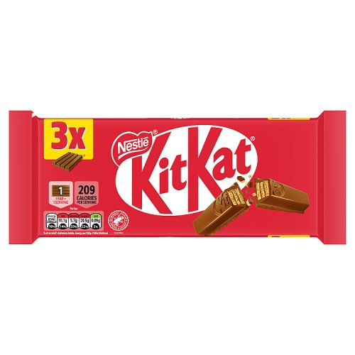 KitKat 4 Finger 3pk (3 x 41.5g) pack shot