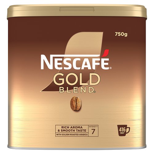 Nescafe Gold Blend Tin 750g pack shot