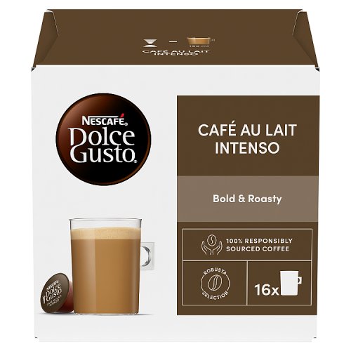 Nescafe Dolce Gusto Cafe Au Lait Intenso 16s 160g pack shot